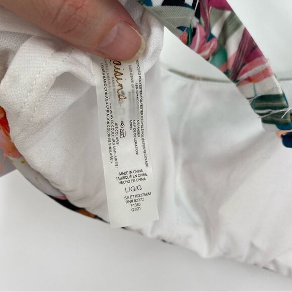 Raisins Floral Bikini Top size L - Picture 3 of 4